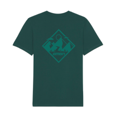 GMBN Mountains Glazed Green T-Shirt