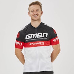 GMBN Park Jersey Short Sleeve - White & Red