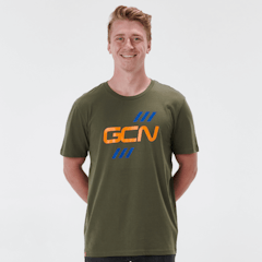GCN Stripes T-Shirt - Green & Orange