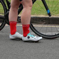 GCN Castelli Red Cycling Socks