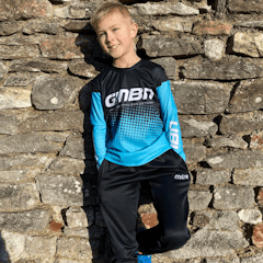 GMBN Youth Descent Jersey Long Sleeve - Gradient Blue