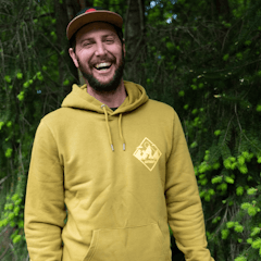 GMBN Mountains Olive Hoodie