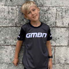 GMBN Kids Black Mountain Short Sleeve Jersey