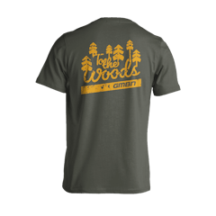 GMBN To The Woods Tree Line Khaki T-Shirt