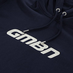 GMBN Embroidered Label Navy Hoodie